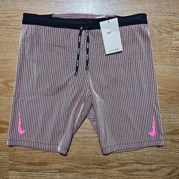 Nike Aeroswift Racing Compression Shorts Dri-Fit ADV XL Red Black DM4622-015 New - Picture 3 of 15